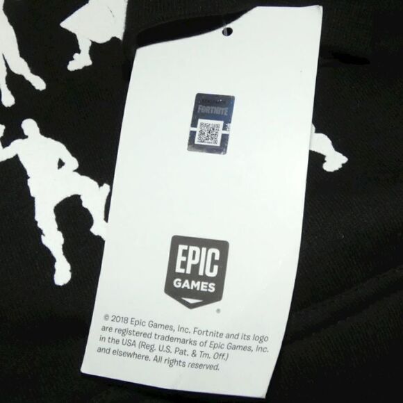 Fortnite Unisex Nerdcore Emote Dance Licensed Thick Epic Games Black Hoodie - Picture 7 of 8